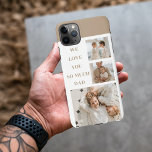 Capa Para iPhone Foto de Colagem Moderna e Adoramos Presentes de Pa<br><div class="desc">Os presentes do "We Love Pai" são presentes pensativos e animadores que celebram o amor e o apreço pelos pais. Esses presentes são muitas vezes oferecidos em ocasiões especiais como Dia de os pais, aniversários ou qualquer dia que você queira expressar gratidão pelo seu amor e apoio ao pai. Há...</div>
