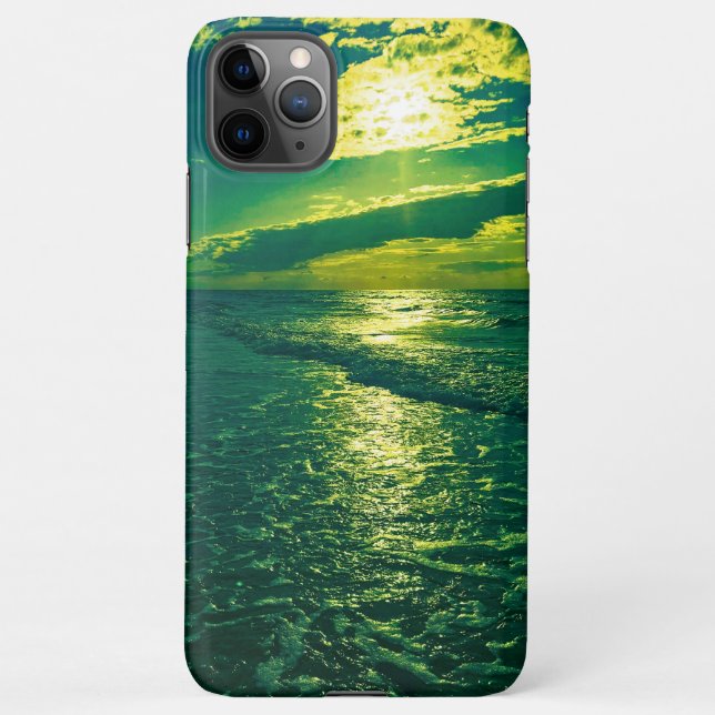 Capa Para iPhone Fotografia em Praia (Verso)