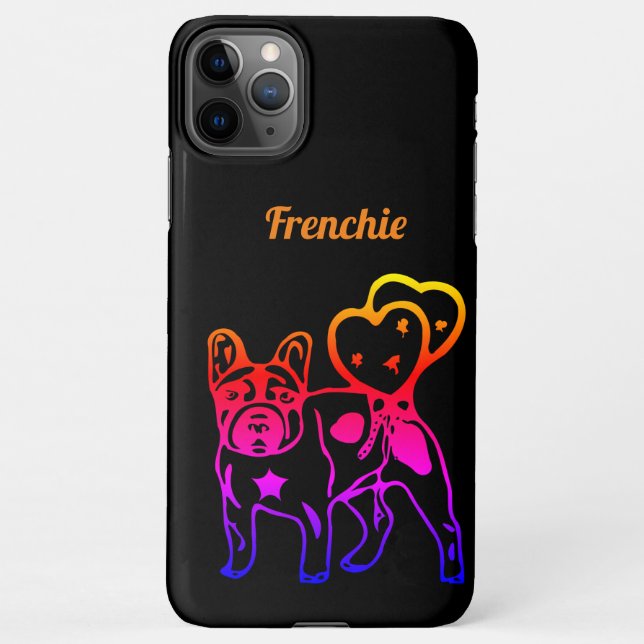 Capa Para iPhone Französische Bulldogge  iPhone Hülle (Verso)