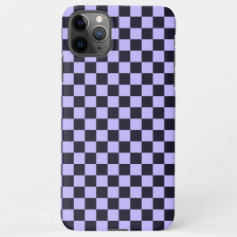 Capa Para iPhone French lilac checkerboard pattern
