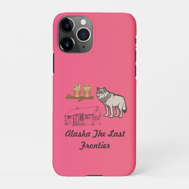 Capa Para iPhone Fronteira Final do Alasca  (Verso)