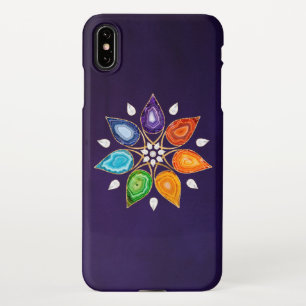 Capa Para iPhone Geode Chakras Mandala - Lotus Petals