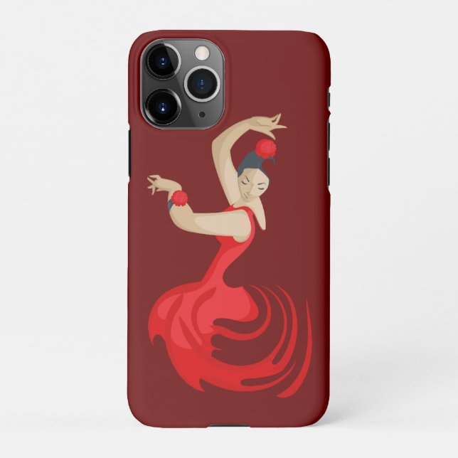 Capa Para iPhone Gypsy Flamenco Dancer (Verso)