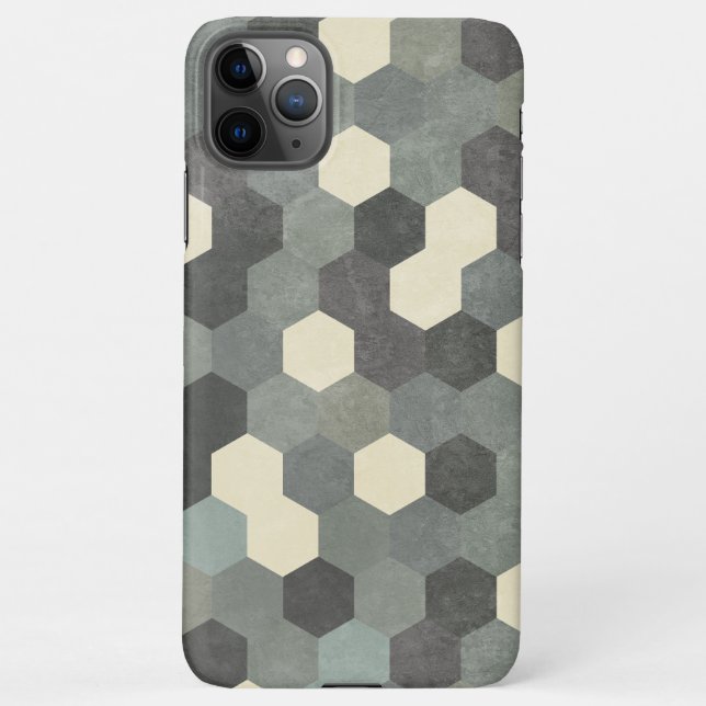 Capa Para iPhone Hexagon Pattern (Verso)