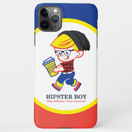 Capa Para iPhone Hipster Boy - Ilustração de paródia