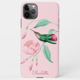 Capa Para iPhone Hummingbird Floral Personalizado
