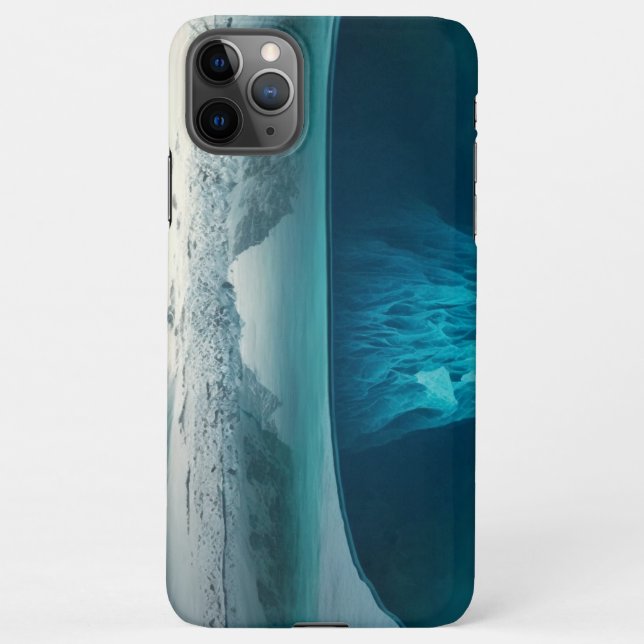 Capa Para iPhone Icy Mountain View (Verso)
