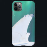 Capa Para iPhone Ilustração Belo Urso Polar<br><div class="desc">capa de telefone de ilustração de ursos polares bonitos pintados à mão.</div>