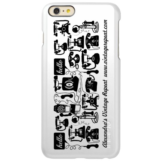 Capa Para iPhone, Incipio Telefone preto e branco ou algum fundo da cor |  Zazzle.com.br