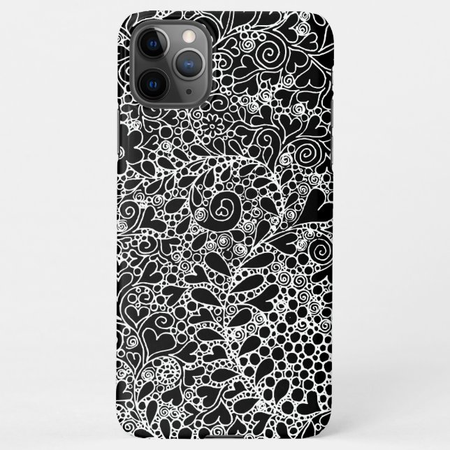 Capa Para iPhone Intricate Botanical Design Phone Case (Verso)