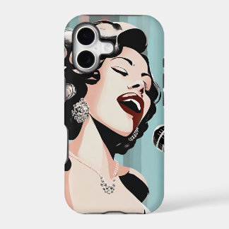 Capa para iPhone / iPad Cantora Noturna Feminina