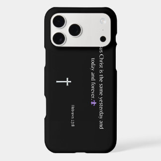 Capa para iPhone / iPad com versículo da Bíblia He