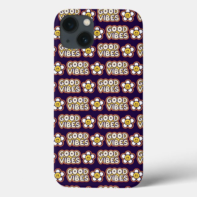 Capa para iPhone / iPad Daisy Good Vibes (Verso)