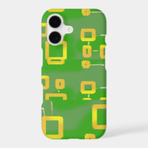 Capa para iPhone / iPad Geométrica Verde