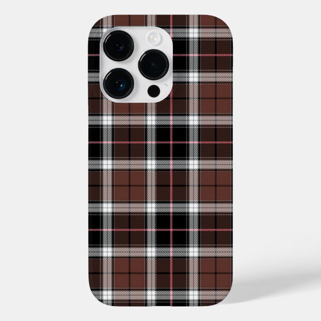 Capa para iPhone / iPad xadrez marrom (Verso)