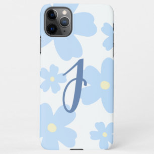 Capa Para iPhone J Nome Letra Alfabeto Flor Retro Floral Personaliz