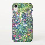 Capa Para iPhone Jardim Italiano Gustav Klimt<br><div class="desc">capas de iphone com a pintura petrolífera de Gustav Klimt,  Paisagem do Jardim Italiano (1913). Um belo jardim de flores coloridas: vermelho,  branco,  rosa,  roxo. Um presente de excelente para fãs de Arte Nouveau e de Arte Austríaca.</div>