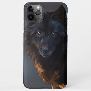 Capa Para iPhone Lobo negro