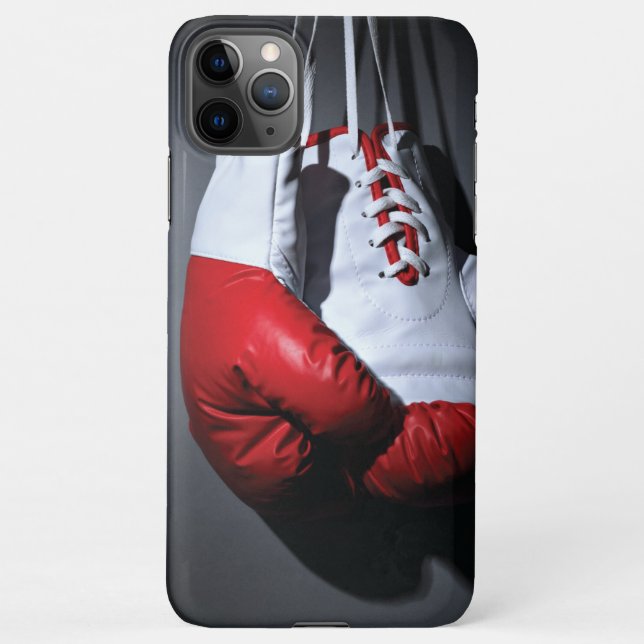 Capa Para iPhone Luvas de boxe (Verso)