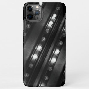 Capa Para iPhone Luzes de brilho preto e branco