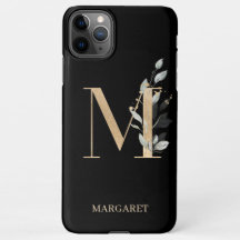 M Monograma Floral Personalizado