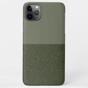 Capa Para iPhone Maleta de Textura Dividida Verde do Moss iPhone 11