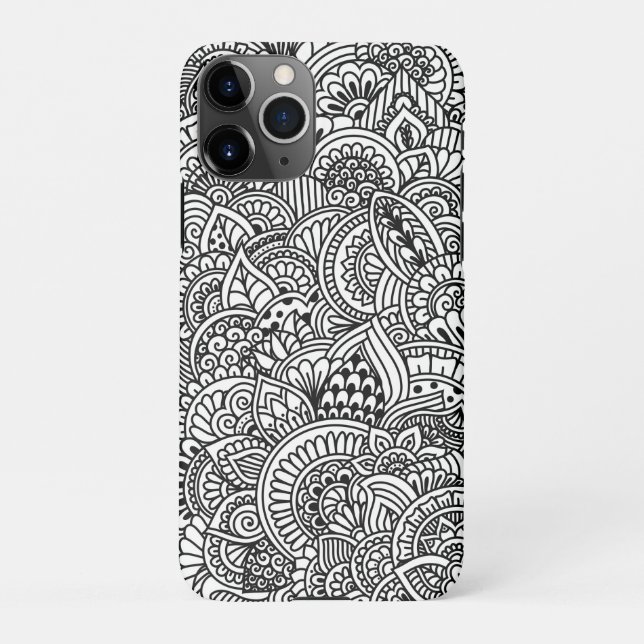 Capa Para iPhone Mandala Henna IPhone 11 Pro Case (Verso)