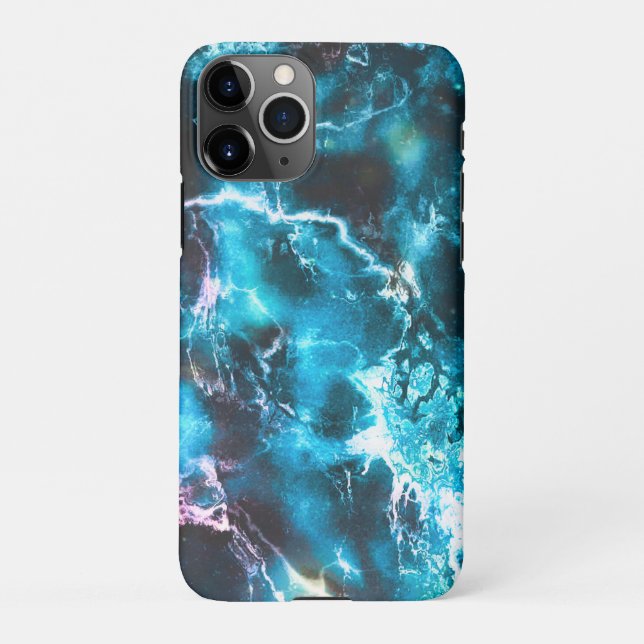 Capa Para iPhone Marble Azul (Verso)