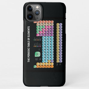 Capa Para iPhone Mesa periódica dos elementos travesseiro decorativ