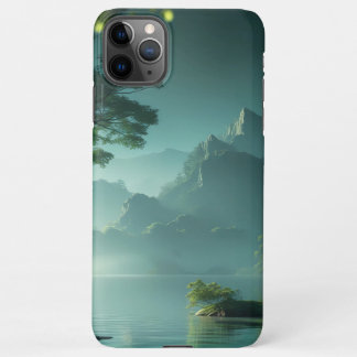 Capa Para iPhone Misty Mountain Refletion Capa de telefone