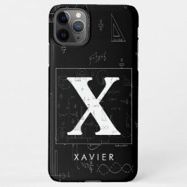 Capa Para iPhone Monograma Matemático - Xavier iPhone 11Pro Máx Cas