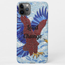 Capa Para iPhone mosaic eagle lead change aesthetic phone case