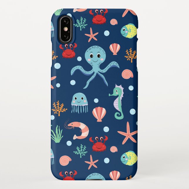 Capa Para iPhone Mundo do Mar (Verso)