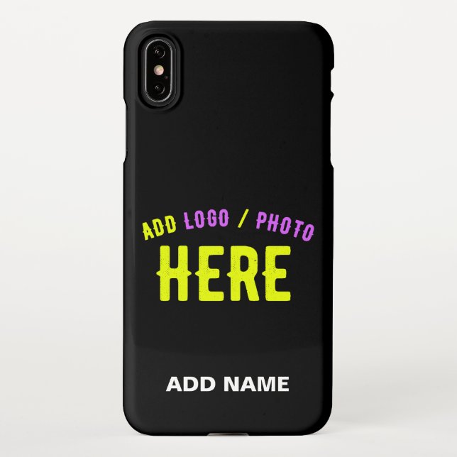 CAPA PARA iPhone NA MODA MODERNO PERSONALIZÁVEL NEGRO VERIFICADO CO (Verso)