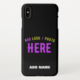 CAPA PARA iPhone NA MODA MODERNO PERSONALIZÁVEL NEGRO VERIFICADO CO