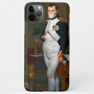 Capa Para iPhone Napoleão Bonaparte soprando uma pastilha branca