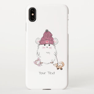 Capa Para iPhone Nome Personalizado de Pequeno Hamster Cugado