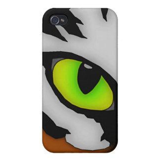 Olho do capa de iphone 4 do tigre