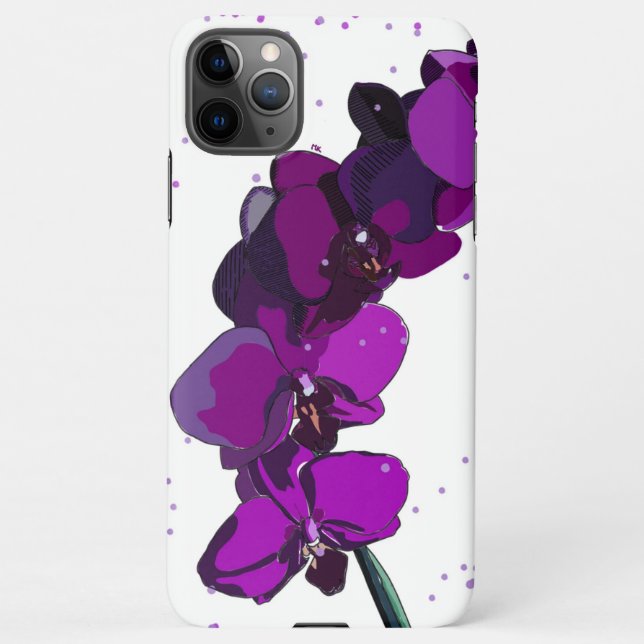 Capa Para iPhone Orquídea de madiklemm (Verso)