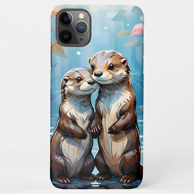 Capa Para iPhone Otters (Verso)