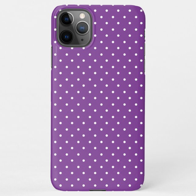 Capa Para iPhone Padrão de bolinhas brancas em amarelo mostarda cap (Verso)