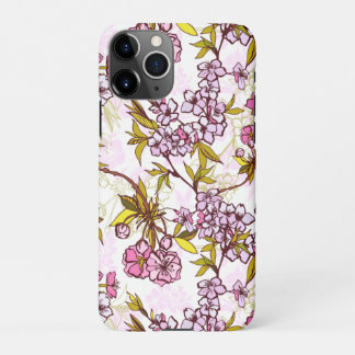 Capa Para iPhone Padrão de Flor de Cerejeira 