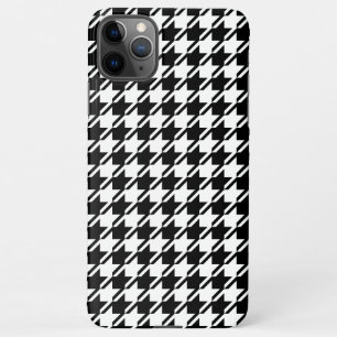 Capa Para iPhone Padrão de Rpt BW do Houndstooth