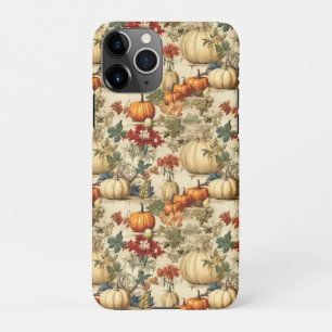 Capa Para iPhone Padrão de Vintage de Ação de Graças Floral (10)