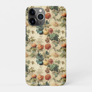 Capa Para iPhone Padrão de Vintage de Ação de Graças Floral (2)