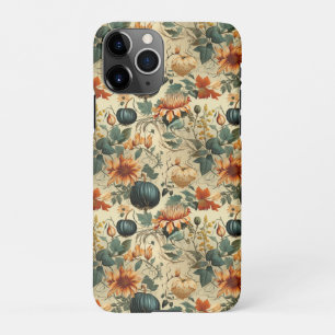 Capa Para iPhone Padrão de Vintage de Ação de Graças Floral (6)