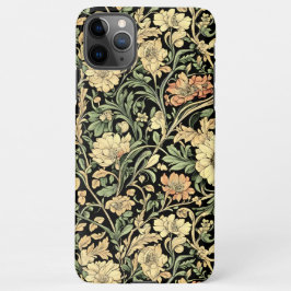 Capa Para iPhone padrão floral estilo vitoriano