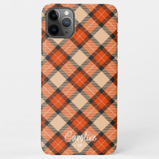 Capa Para iPhone Padrão Personalizado de Outono Pumpkin Laranja Mar