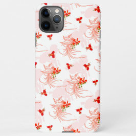 Capa Para iPhone Pássaro Phoenix E Flor Phoenix Sem Olho