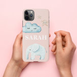 Capa Para iPhone Pastel Moderno - Cor-de-rosa e azul<br><div class="desc">Pastel Moderno - Cor-de-rosa e azul</div>